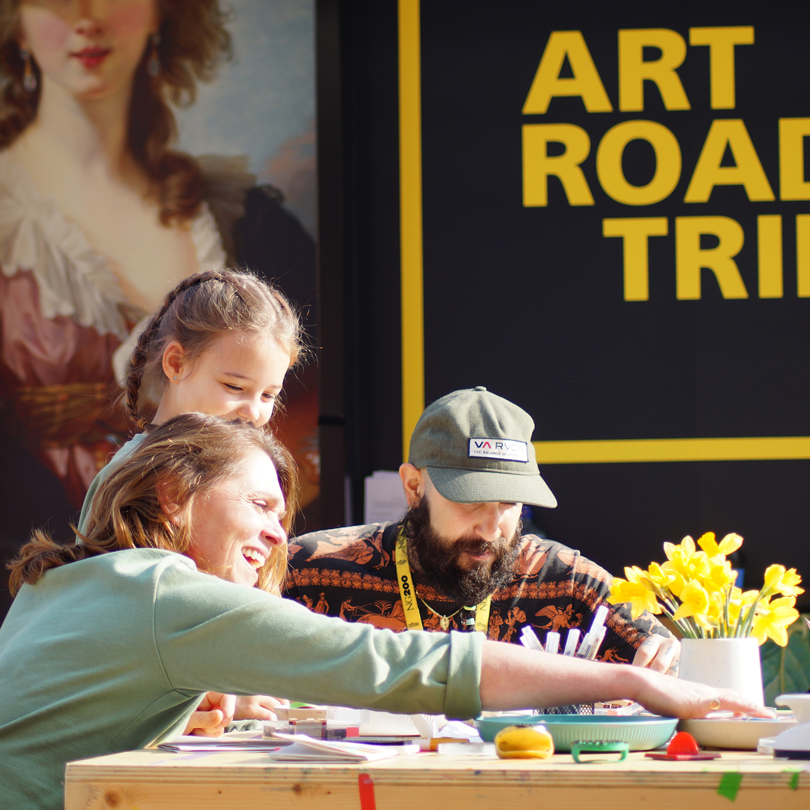Image of people enjoyed arts and crafts provided by Transported in the Lincolnshire area.
